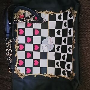 Betsey Johnson checkered bag